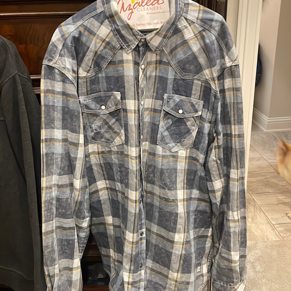 2 MENS BKE BUTTON DOWN SHIRT 2XL